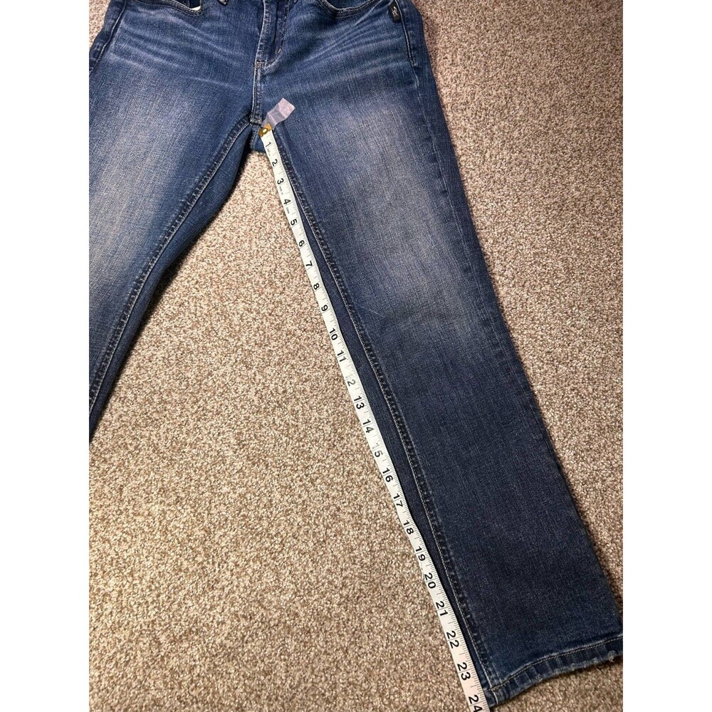 Silver Jeans Co Womens Size 24 x 23.5 Blue Suki Capri - Picture 7 of 10